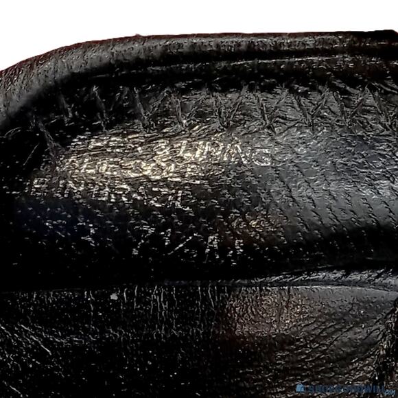 Tory Burch Reva Travel Tumbled Leather Medallion Logo Ballet Flats 7.5 - Picture 6 of 12